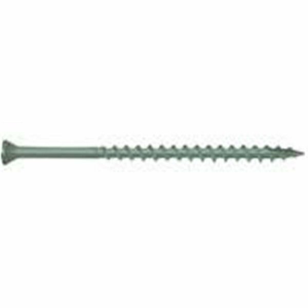 National Nail 10 x 2.5 in. Trim Premium Deck Screws, Green - 100PK 5709639